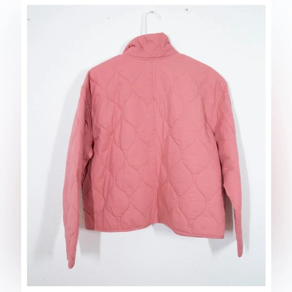 Lucky Brand Pink Quilted Carry On Jacket - Large NWT - Picture 4 of 8